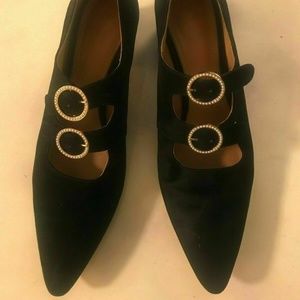 THE ROW Black Suede Shoes EU 41